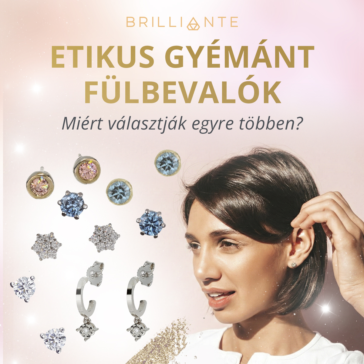  Etikus gyémánt fülbevaló: ezért választják egyre többen  